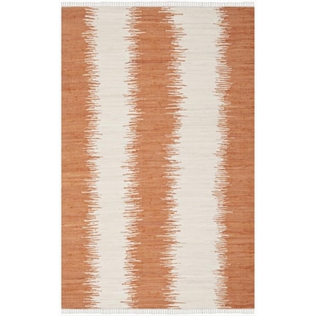 Safavieh 3 x 5 ft. Small Rectangle Contemporary Montauk Orange Accent Rug MTK751C-3